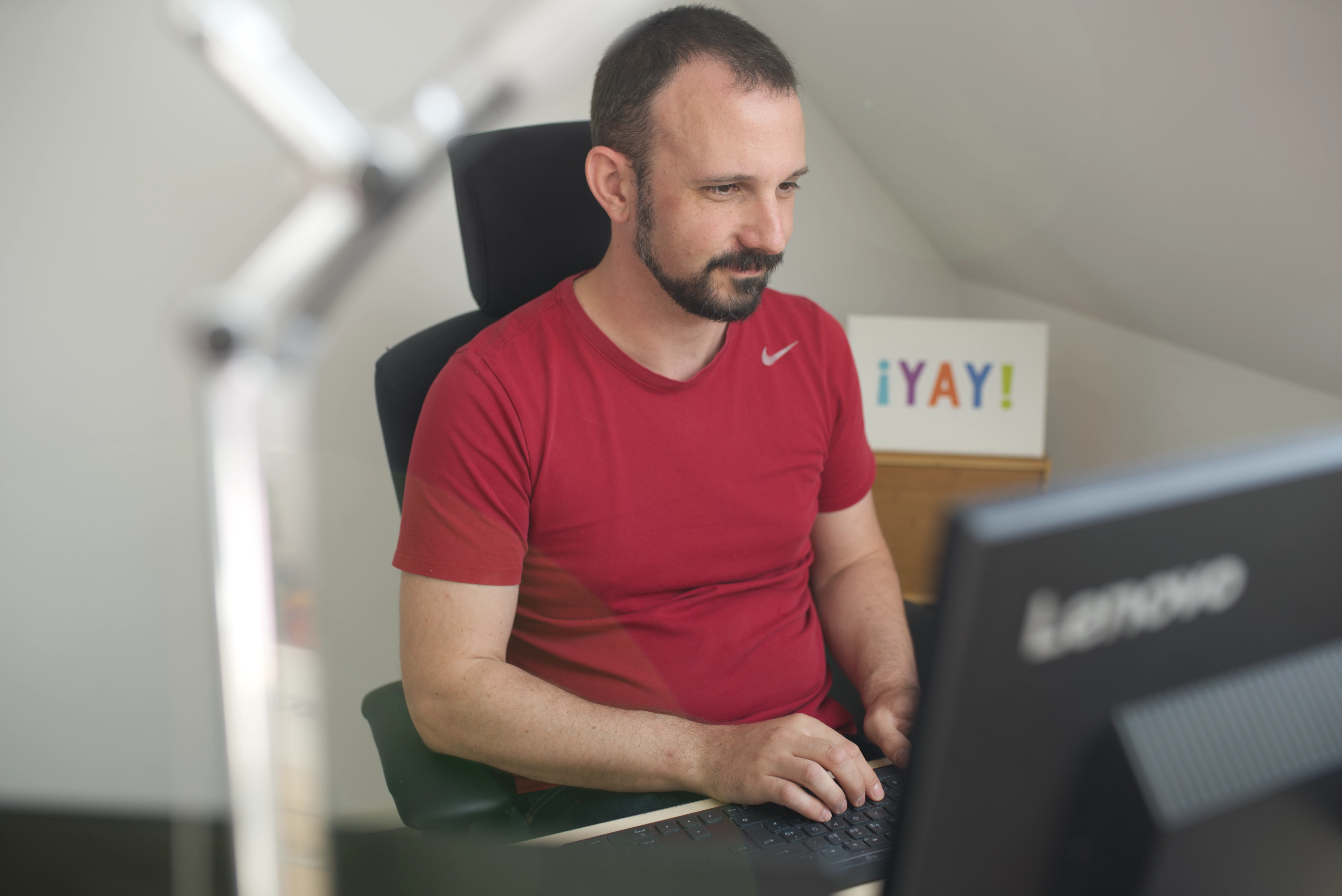 Philipp at YAY office