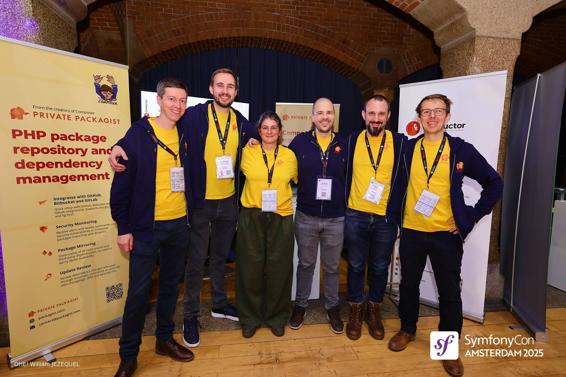 Packagist team at SymfonyCon